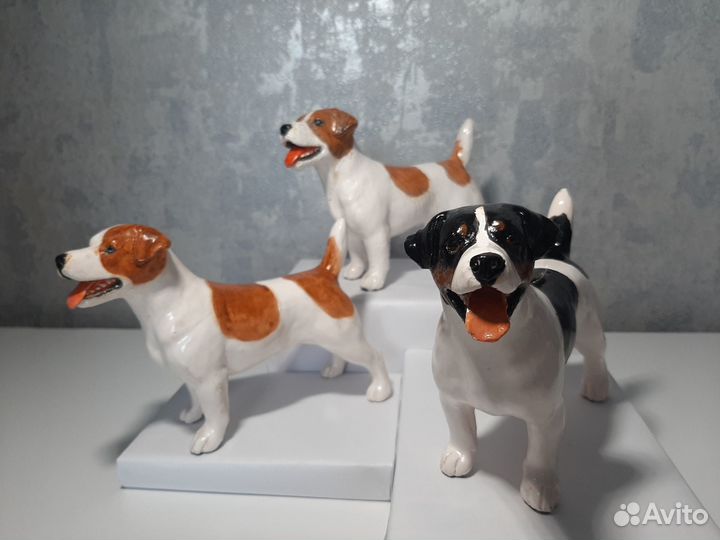 Статуэтки собак средних и мелких пород (гипс)