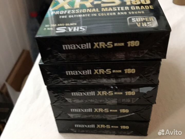 Видеокассеты svhs Maxell 180