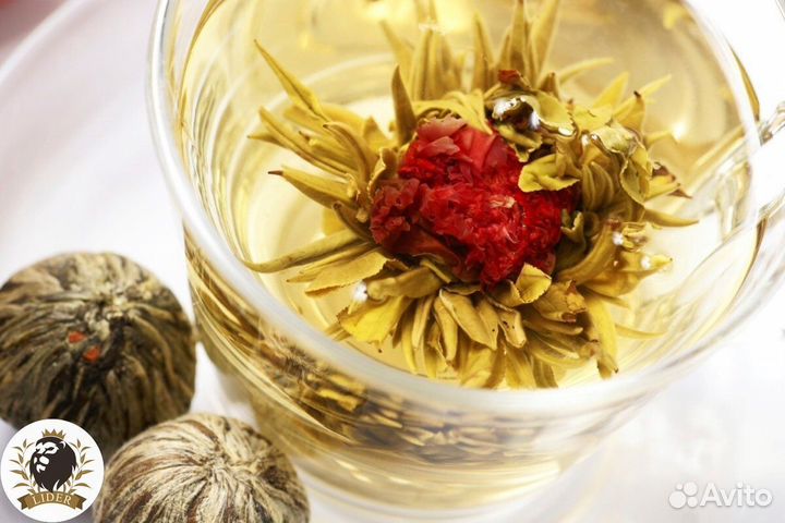 Связанный зеленый чай оптом