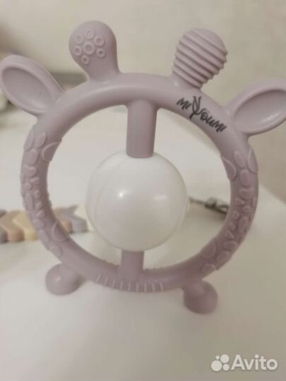 Держатель для соски Bibs и прорезыватель Miyoumi