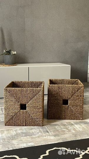 Корзина для хранения IKEA 32x33x32 см, водоросли