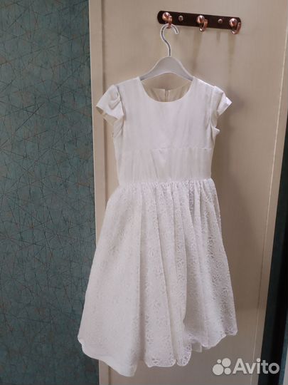 Платье, 110р, белое