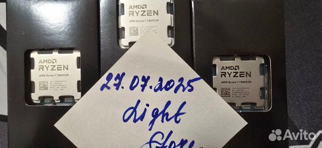 AMD Ryzen 7 7800X3D OEM Гарантия 1 год купить в Москве по низкой цене с доставкой | Электроника | Авито (7331370153)