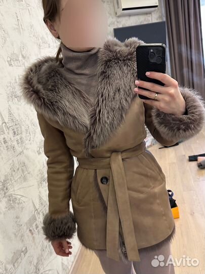 Дубленка vericci натуральная бу