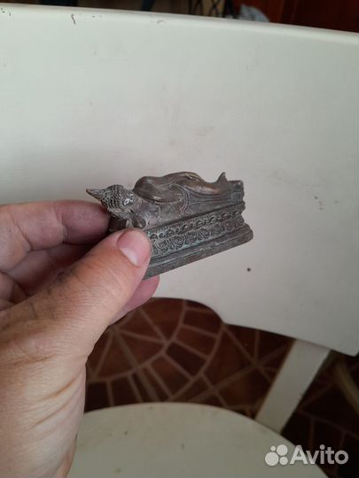 Будда,8 см бронза камбоджа буддизм фен шуй фен-шуй