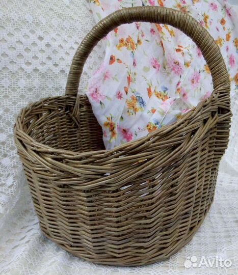 Корзина плетеная для хранения