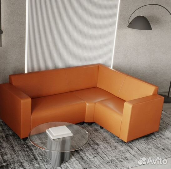 Угловой диван в офис
