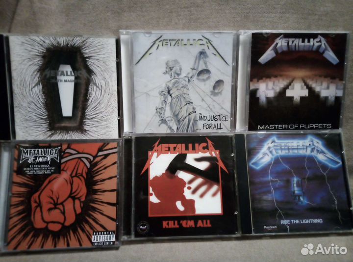 Коллекция Metallica на cd