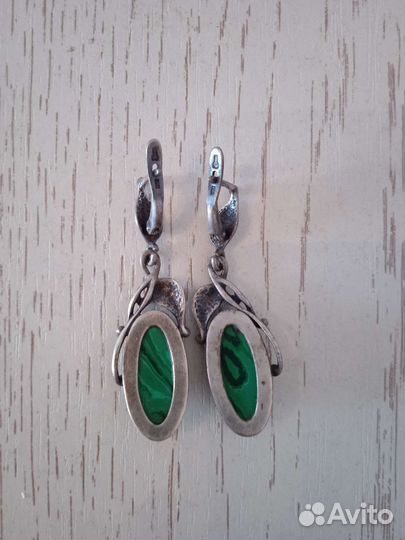 Серьги из мельхиора