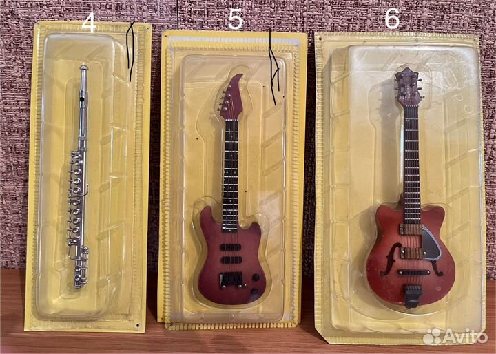 Музыкальные инструменты в миниатюре