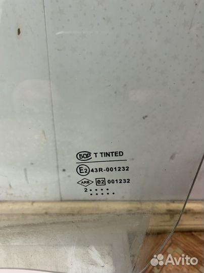 Стекло переднее левое renault logan 1