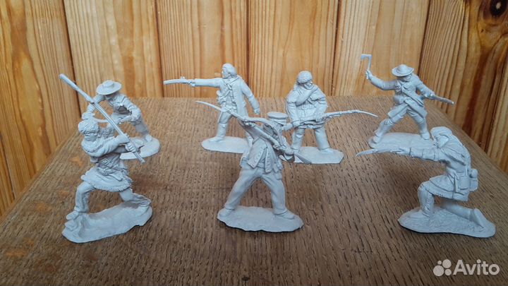 Солдатики Защитники Аламо. Conte Канада Набор 8 шт