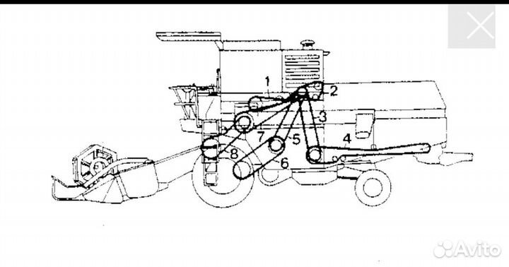 Ремень клиновой John Deer