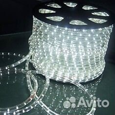 Дюралайт белый двухжильный