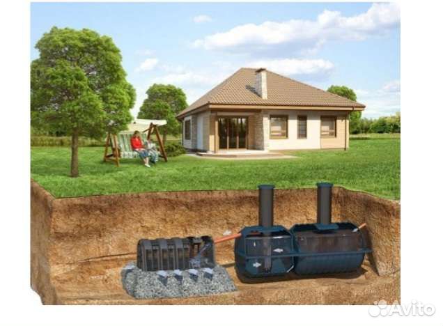 Септик автономной системы очистки