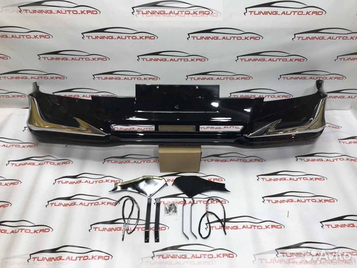 Губа передняя Toyota Land Cruiser Prado 120 Q4347