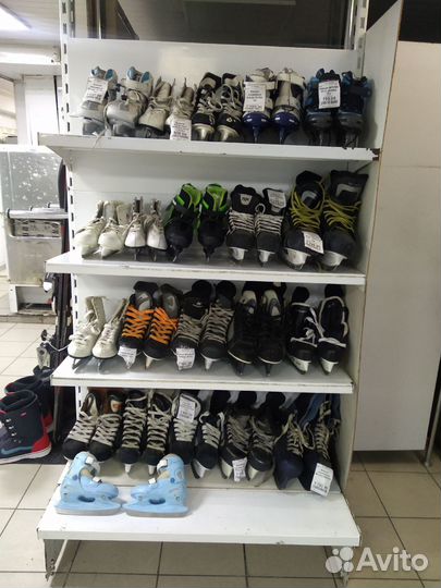 Коньки фигурные и хоккейные в ассортименте