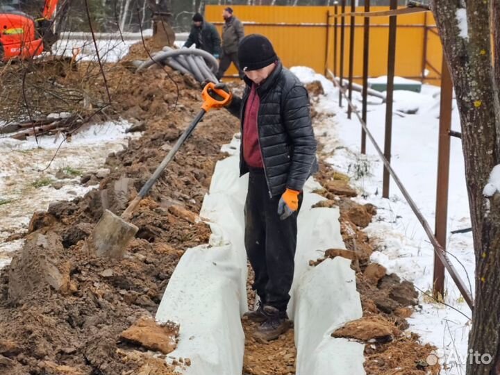 Дренажные работы/ установка септика под ключ