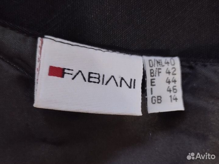 Fabiani Платье черное 46-48