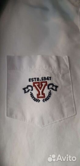 Рубашка белая тёплая