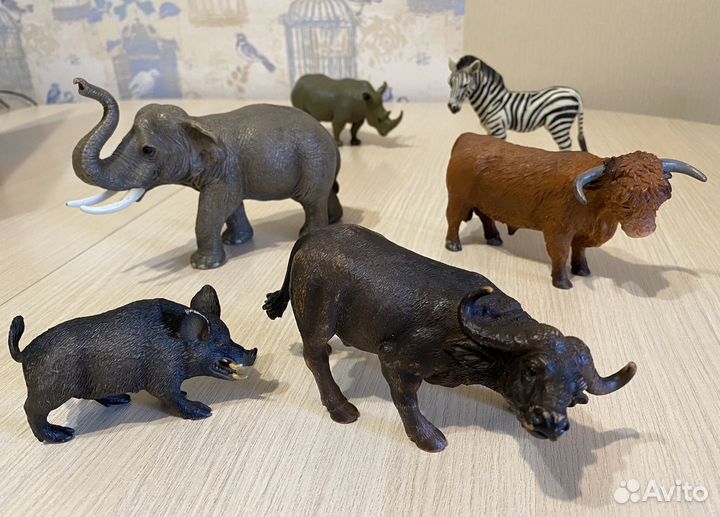 Реалистичные фигурки животных (schleich,bullyland)