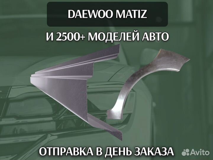 Ремонтные арки Peugeot 206 Пежо 207