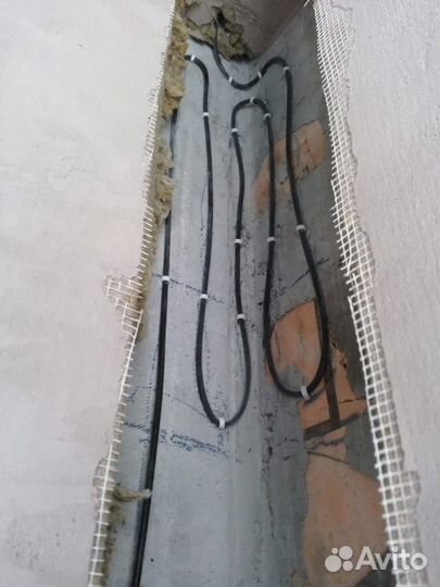 Монтаж греющих кабелей, обогрев кровли, площадок