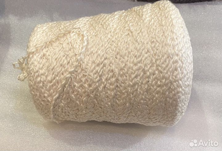 Вспушенный хлопок, шелк