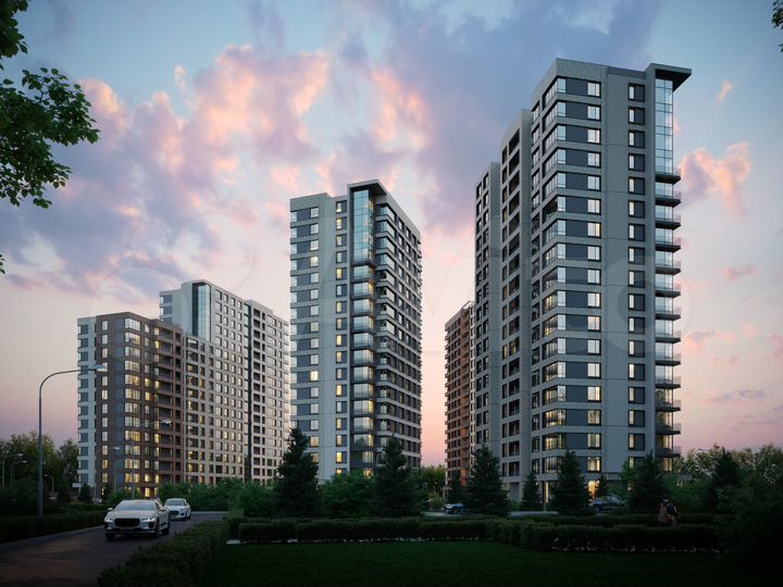 2-к. квартира, 65 м², 4/13 эт.