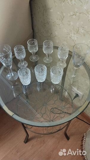 Хрусталь. Фужеры. Вазы