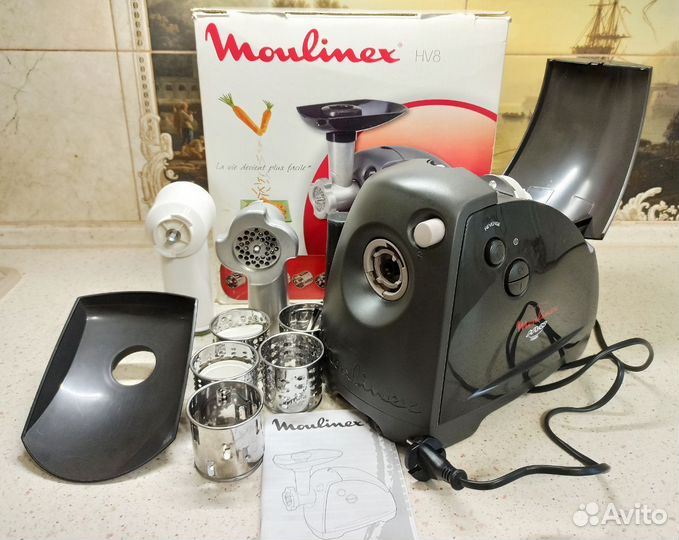 Мясорубка электрическая moulinex