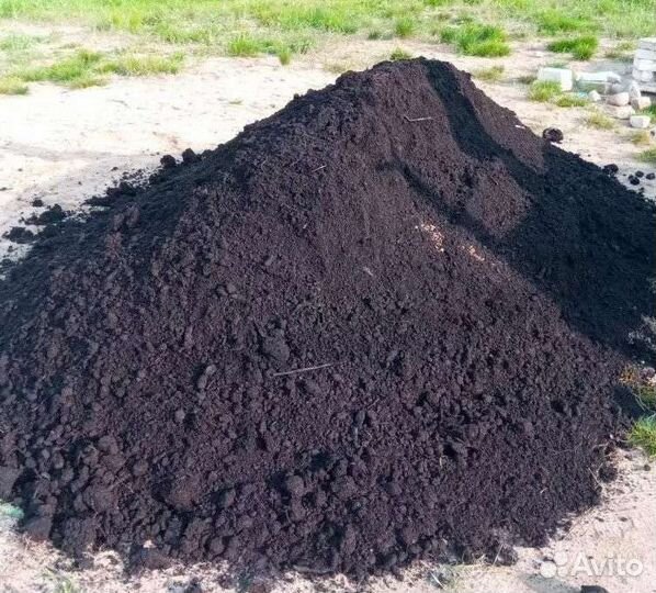 Чернозем, земля. Плодородный грунт