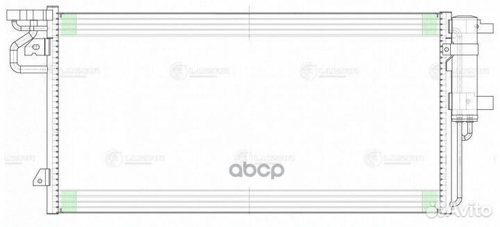 Радиатор кондиц. для а/м Ford Kuga (13) /Focus