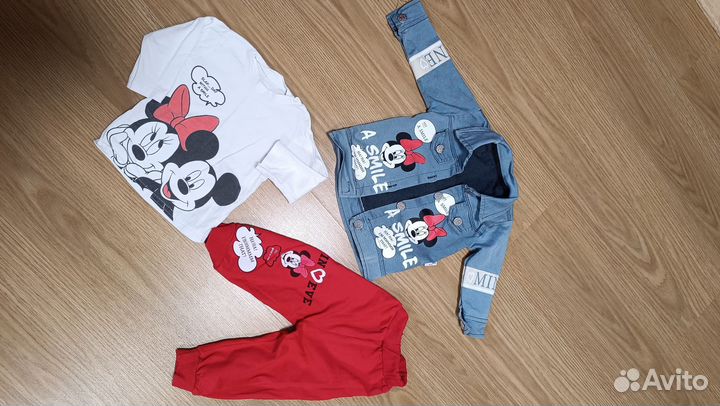 Вещи пакетом на девочку 74-86