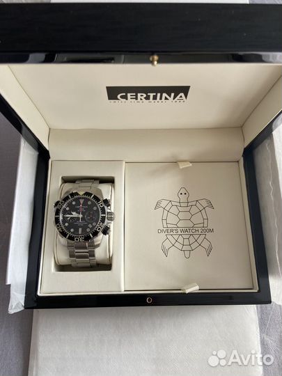 Подам часы Certina DS Action Diver Chronograph