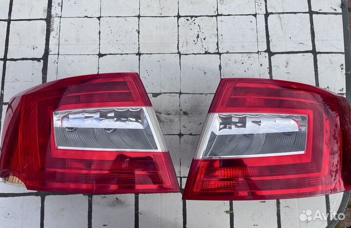Задние фонари на skoda octavia a7