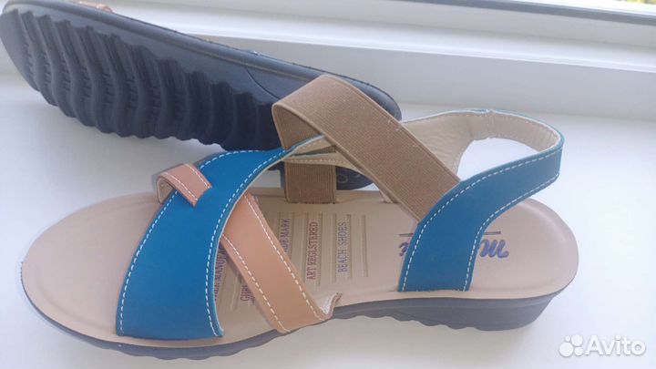 Босоножки женские 37 размер натуральная кожа новые