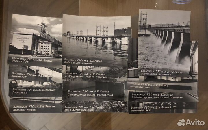 Фото винтаж Волжская гэс им. В.И.Ленина