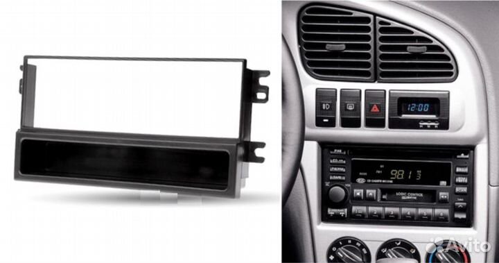 1 DIN рамка KIA Spectra 2001-2011