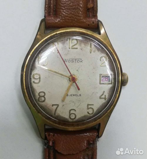 Часы Восток экспортные 18 камней AU5, на ходу