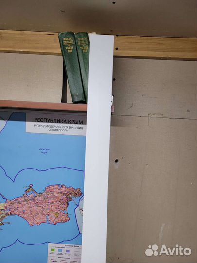 Наличник прямой белый не телескоп