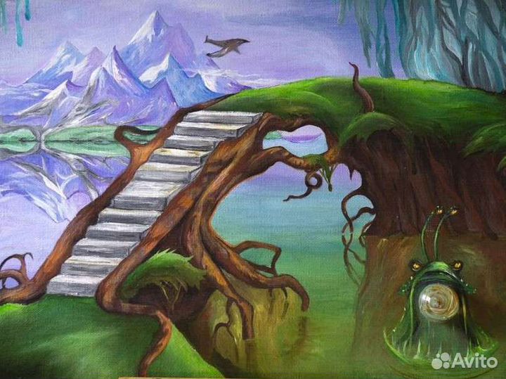 Авторская картина архитектура 