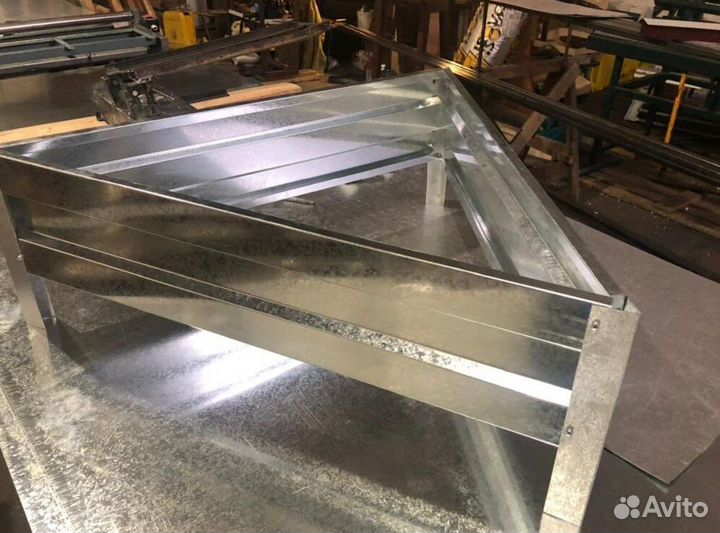 Грядка оцинкованная 1м х 4м х 22см