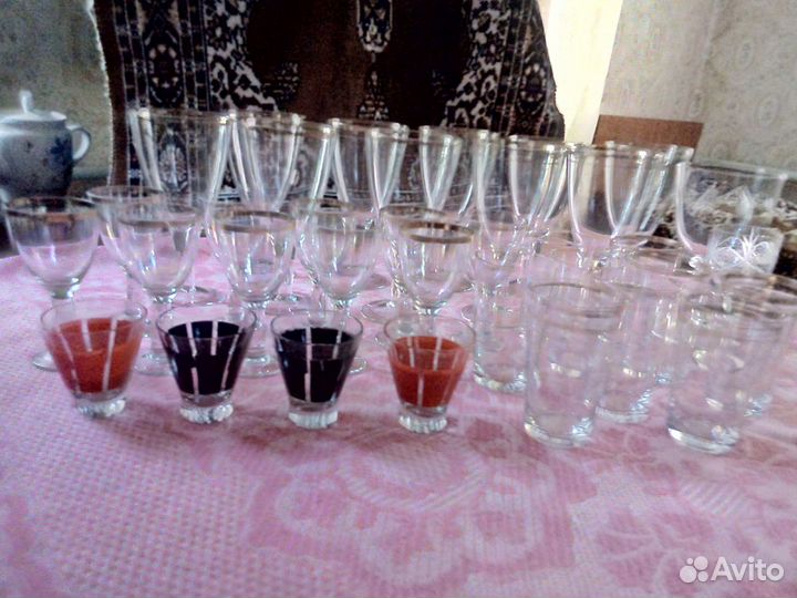 Фарфор.Фаянс. Стекло хрусталь посуда вазы СССР