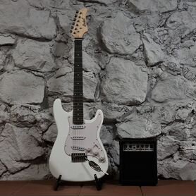 Электрогитара Stratocaster + Комбик (Комплекты)