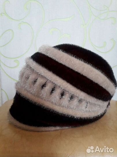 Женская шапка (норка)