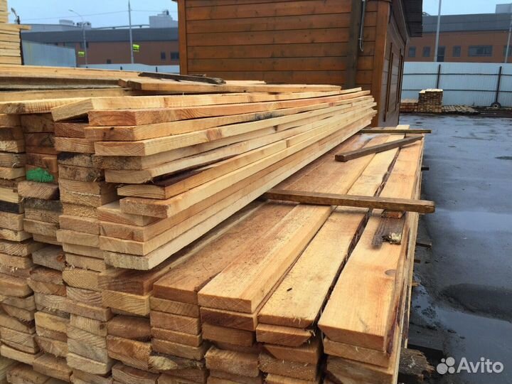 Доска обрезная 40х200х6000