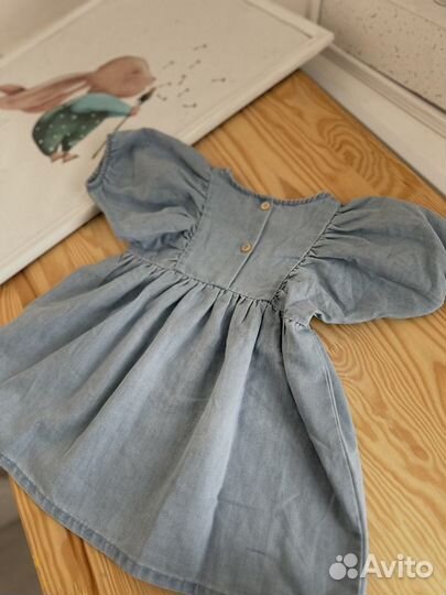 Детское джинсовое платье