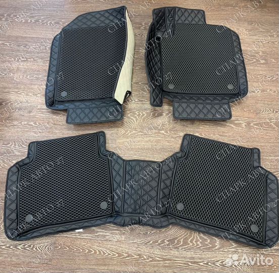 Коврики в салон 3D эко кожа с EVA Prius 50 2015+