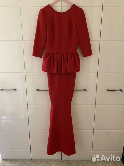 Шикарное красное Платье в пол KiraKuznetsova